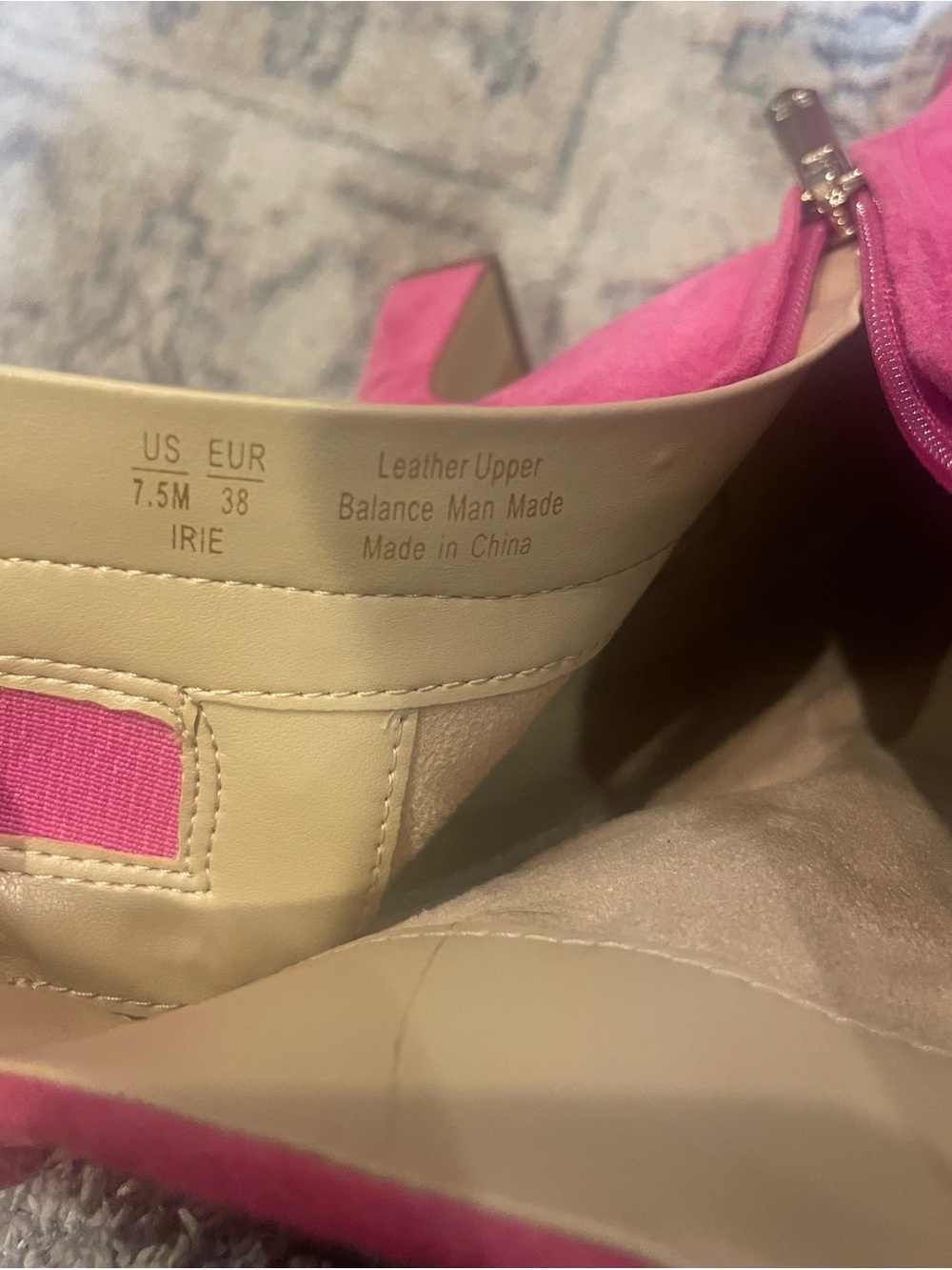 Sam Edelman Irie Women's Suede Ankle Boots in Fuchsia Pink - Picture 5 of 9